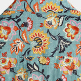 CAMISA DE MANGA CORTA CON BOLSILLO Y ESTAMPADO PAISLEY