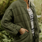 JOSIANE™ | CHAQUETA FORRADA CON ELEGANTE ESTILO OVERSIZE