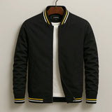 CHEZ MONSIEUR | ELEGANTE CAZADORA BOMBER A RAYAS