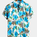 CAMISA HAWAIANA DE ALGODÓN