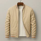 CHEZ MONSIEUR | ELEGANTE CAZADORA BOMBER A RAYAS