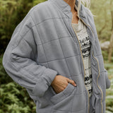 JOSIANE™ | CHAQUETA FORRADA CON ELEGANTE ESTILO OVERSIZE