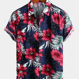 CAMISA HAWAIANA DE ALGODÓN PARA HOMBRE