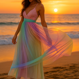 VESTIDO ARCOÍRIS AURORA