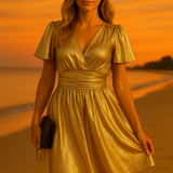 VELORIA VESTIDO ELEGANTE V CRUZADO