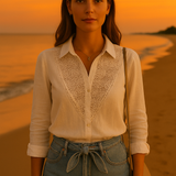 BLUSA DE ENCAJE TESS
