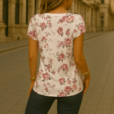 BLUSA FLORAL ROSÉ VINTAGE