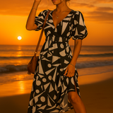 VESTIDO GRÁFICO CONTEMPORÁNEO