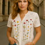 CAMISA BLANCA BOTÁNICA