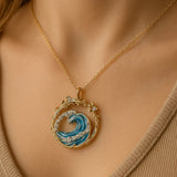 COLLAR ELEGANTE DE LOS JURAMENTOS DEL MAR – SUBRAYA TU AMOR POR EL OCÉANO