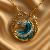 COLLAR ELEGANTE DE LOS JURAMENTOS DEL MAR – SUBRAYA TU AMOR POR EL OCÉANO