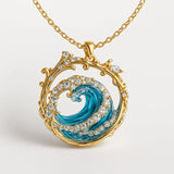 COLLAR ELEGANTE DE LOS JURAMENTOS DEL MAR – SUBRAYA TU AMOR POR EL OCÉANO