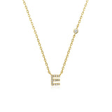 COLLAR INICIAL A-Z EN PLATA 925