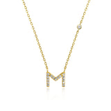 COLLAR INICIAL A-Z EN PLATA 925