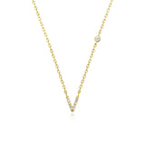 COLLAR INICIAL A-Z EN PLATA 925