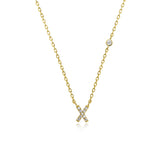 COLLAR INICIAL A-Z EN PLATA 925