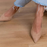 ALMA™ | ZAPATOS SLINGBACK NUDE ELEGANTES