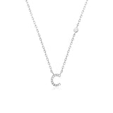COLLAR INICIAL A-Z EN PLATA 925