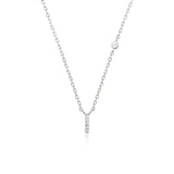 COLLAR INICIAL A-Z EN PLATA 925