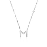 COLLAR INICIAL A-Z EN PLATA 925