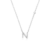 COLLAR INICIAL A-Z EN PLATA 925
