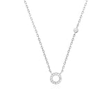 COLLAR INICIAL A-Z EN PLATA 925