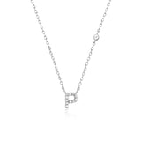 COLLAR INICIAL A-Z EN PLATA 925