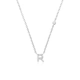 COLLAR INICIAL A-Z EN PLATA 925