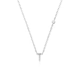 COLLAR INICIAL A-Z EN PLATA 925