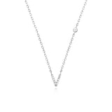 COLLAR INICIAL A-Z EN PLATA 925