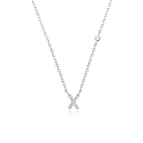 COLLAR INICIAL A-Z EN PLATA 925