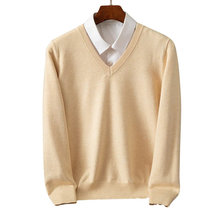 BEXFORD | JERSEY DE CASHMERE CON CUELLO EN V