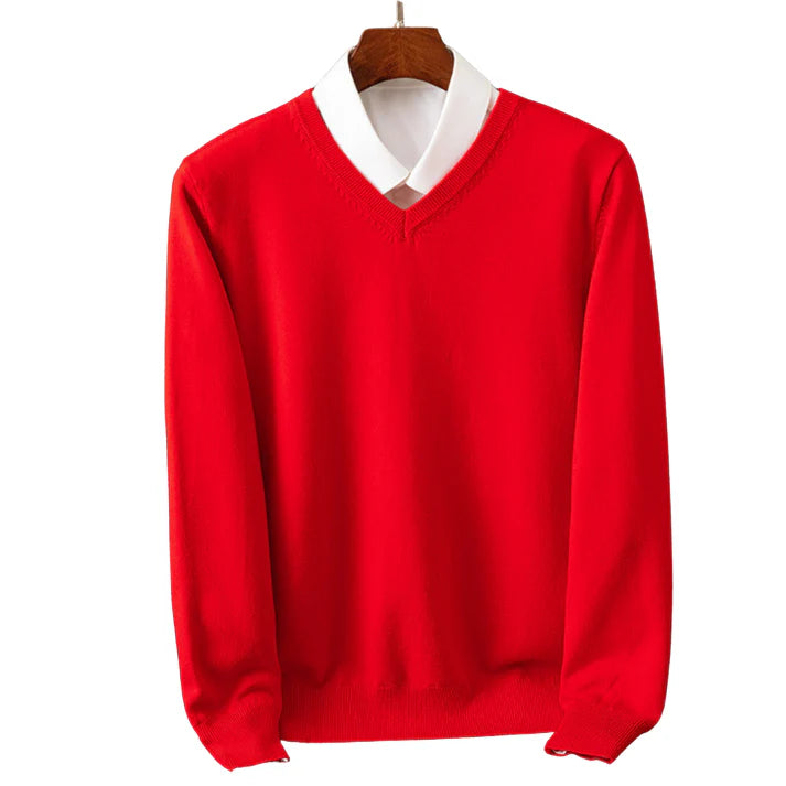 BEXFORD | JERSEY DE CASHMERE CON CUELLO EN V