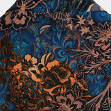 CAMISA RETRO FLORAL DE MANGA CORTA PARA HOMBRE