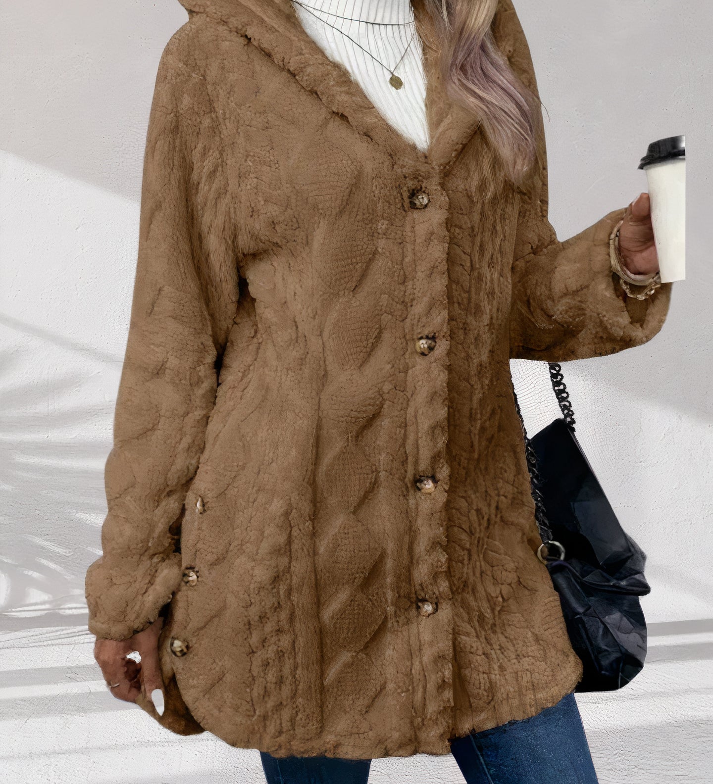 CELINE | CHAQUETA TEDDY SUAVE