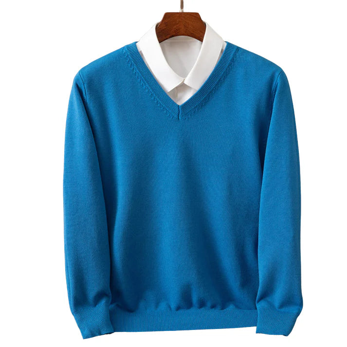 BEXFORD | JERSEY DE CASHMERE CON CUELLO EN V