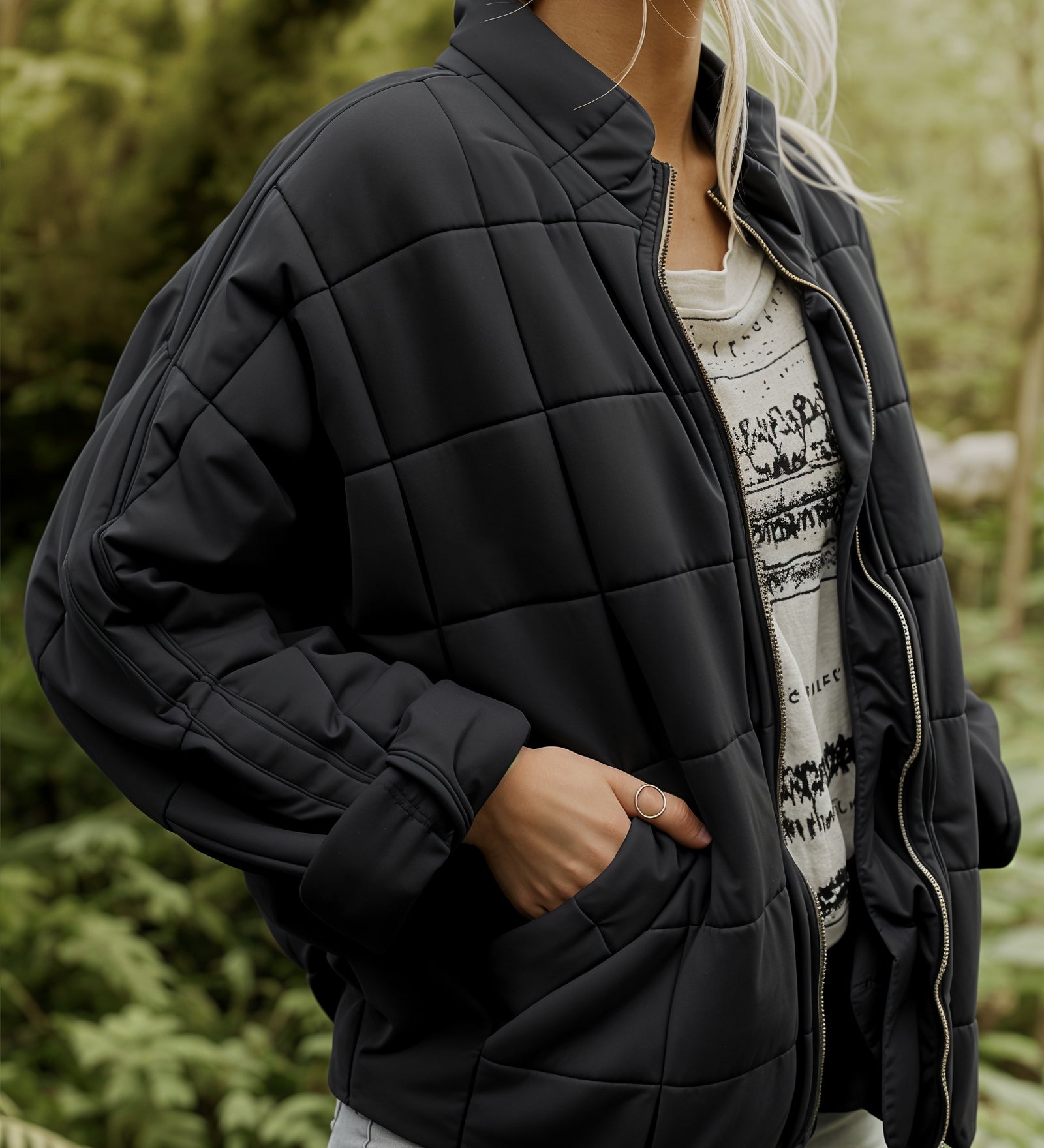 JOSIANE™ | CHAQUETA FORRADA CON ELEGANTE ESTILO OVERSIZE