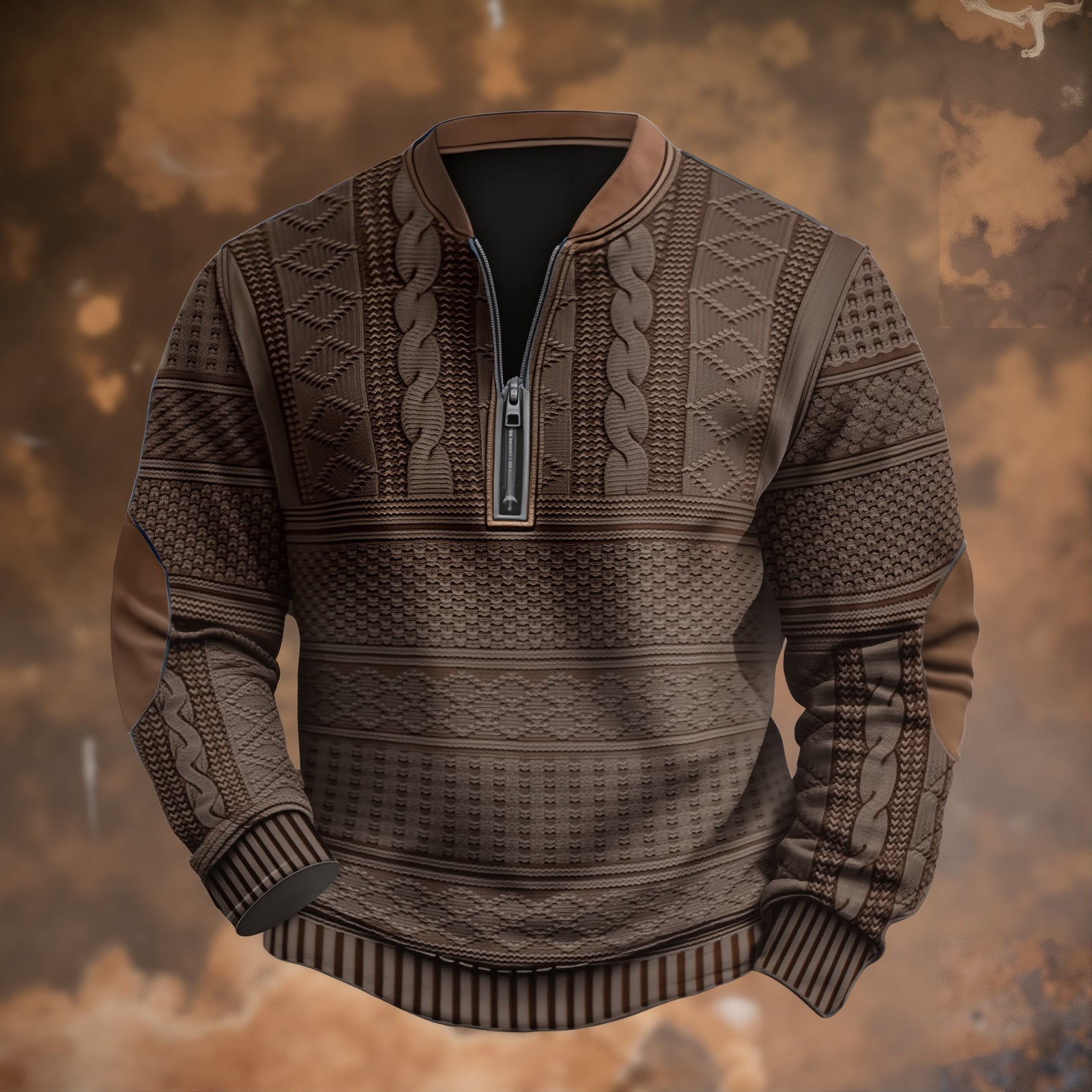 ANTON – JERSEY DE PUNTO CON DETALLE DE CREMALLERA