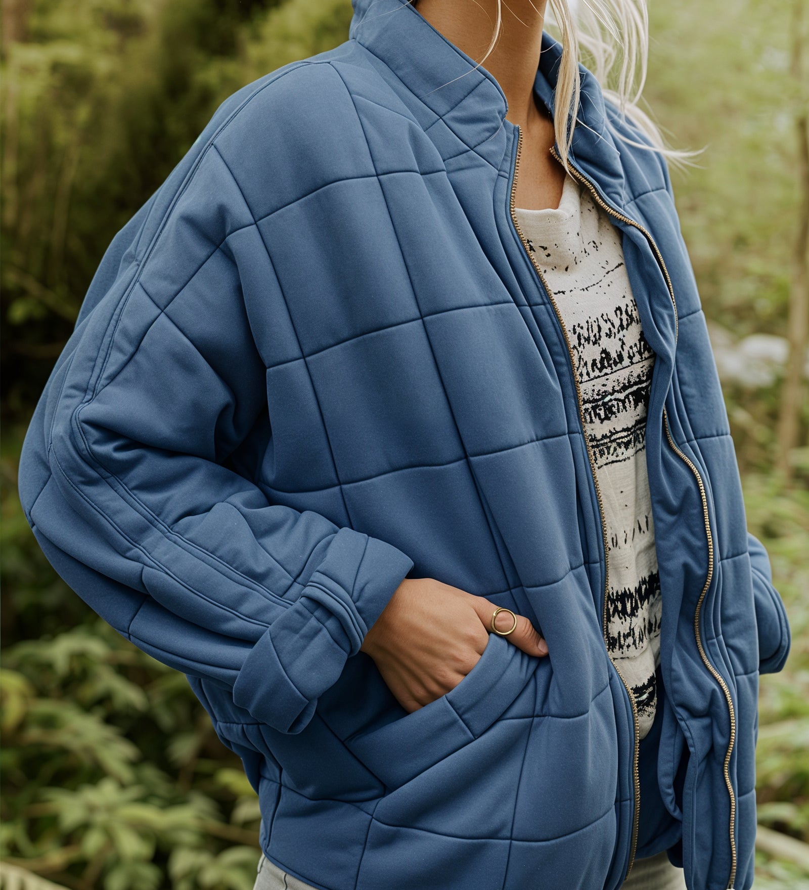 JOSIANE™ | CHAQUETA FORRADA CON ELEGANTE ESTILO OVERSIZE