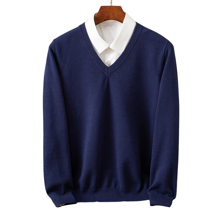 BEXFORD | JERSEY DE CASHMERE CON CUELLO EN V