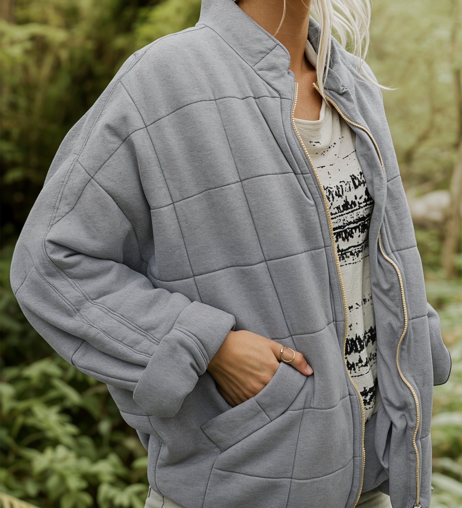 JOSIANE™ | CHAQUETA FORRADA CON ELEGANTE ESTILO OVERSIZE