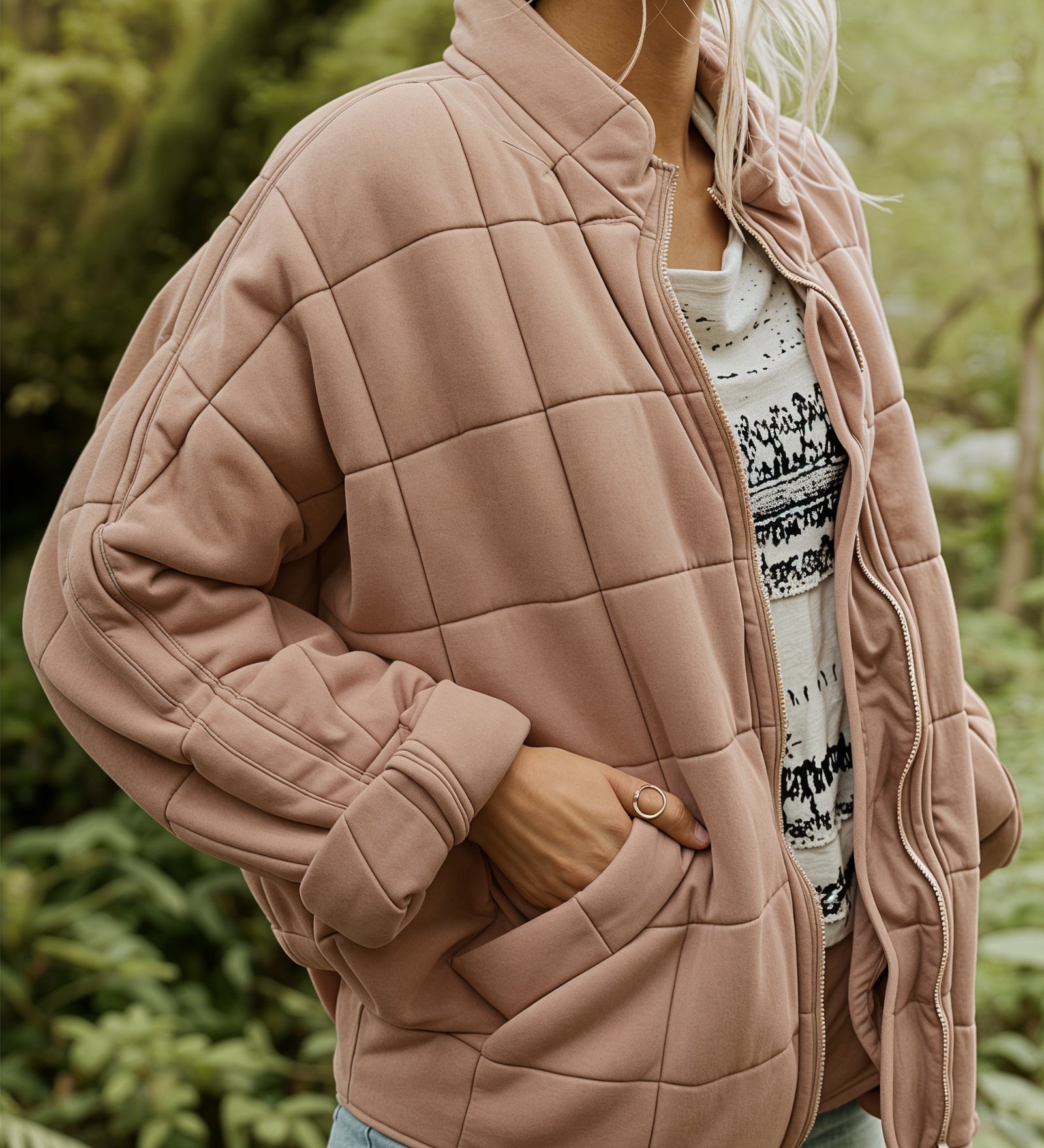 JOSIANE™ | CHAQUETA FORRADA CON ELEGANTE ESTILO OVERSIZE