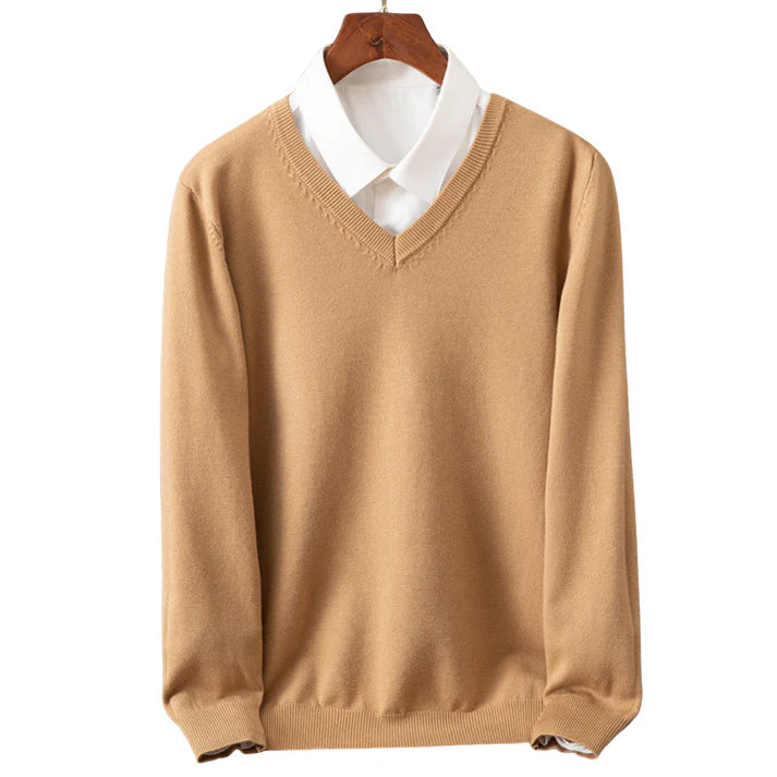 BEXFORD | JERSEY DE CASHMERE CON CUELLO EN V