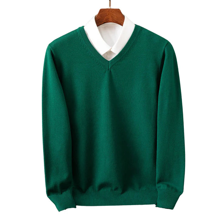 BEXFORD | JERSEY DE CASHMERE CON CUELLO EN V