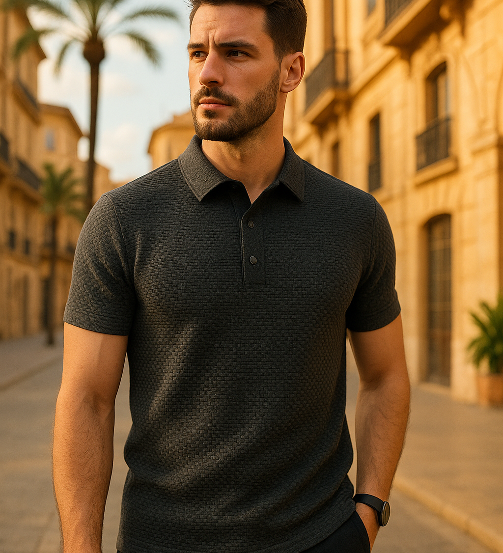 POLO TEXTURIZADO PRESTIGIO