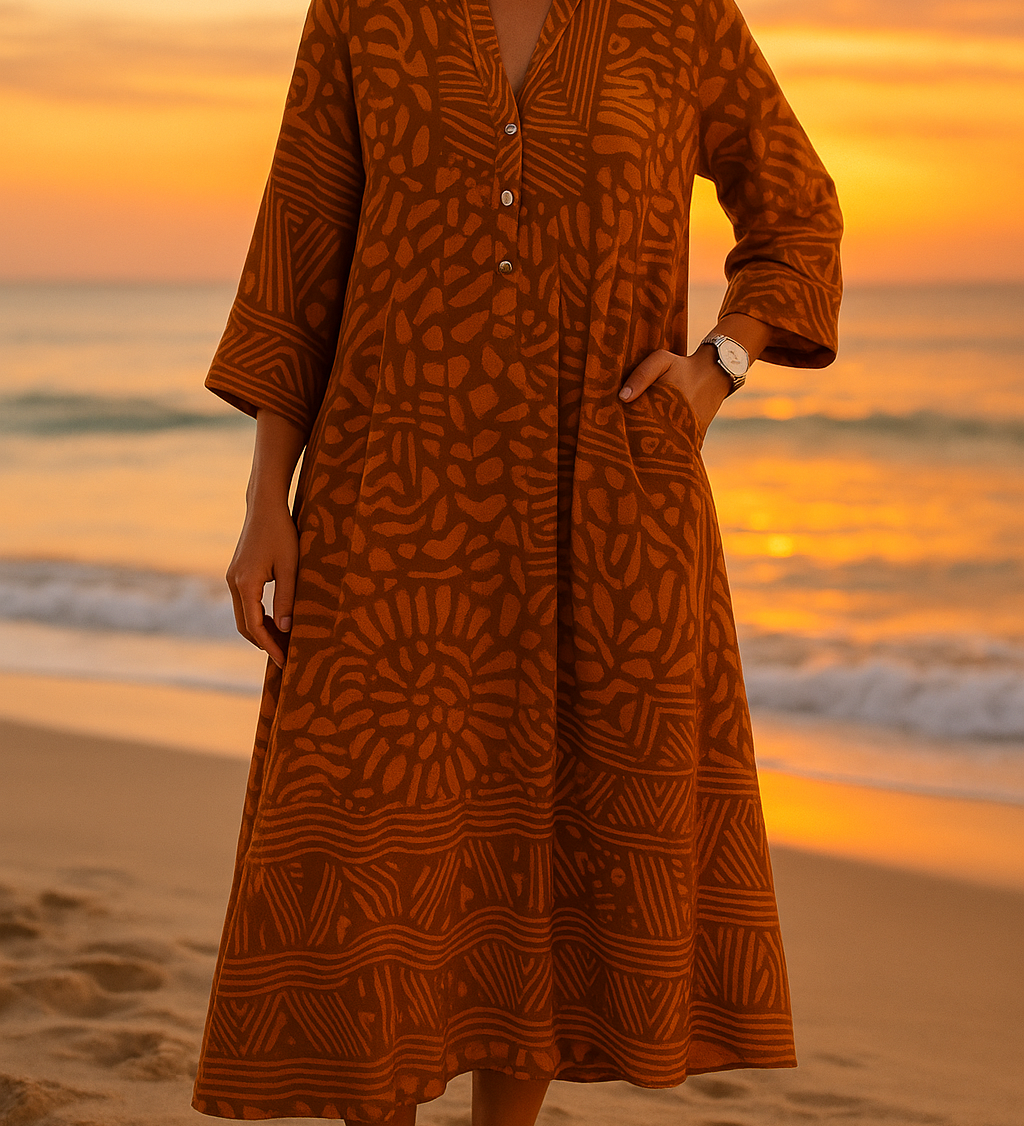 VESTIDO MIDI MARÉ VIVA