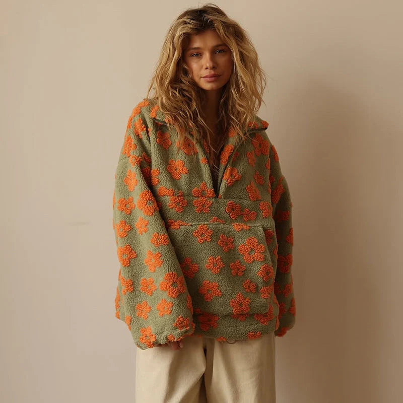 DAISY™ | JERSEY DE FORRO POLAR BLOOM