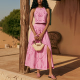 CONJUNTO BOHEMIO ROSA ANNE