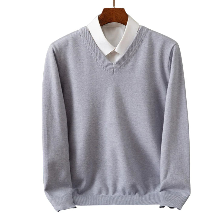 BEXFORD | JERSEY DE CASHMERE CON CUELLO EN V
