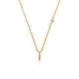 COLLAR INICIAL A-Z EN PLATA 925